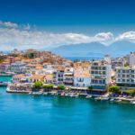 Hafenstadt auf Kreta