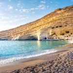 Höhlen am Strand auf Kreta