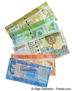 Sri-Lanka-Rupien - Währung auf Sri Lanka